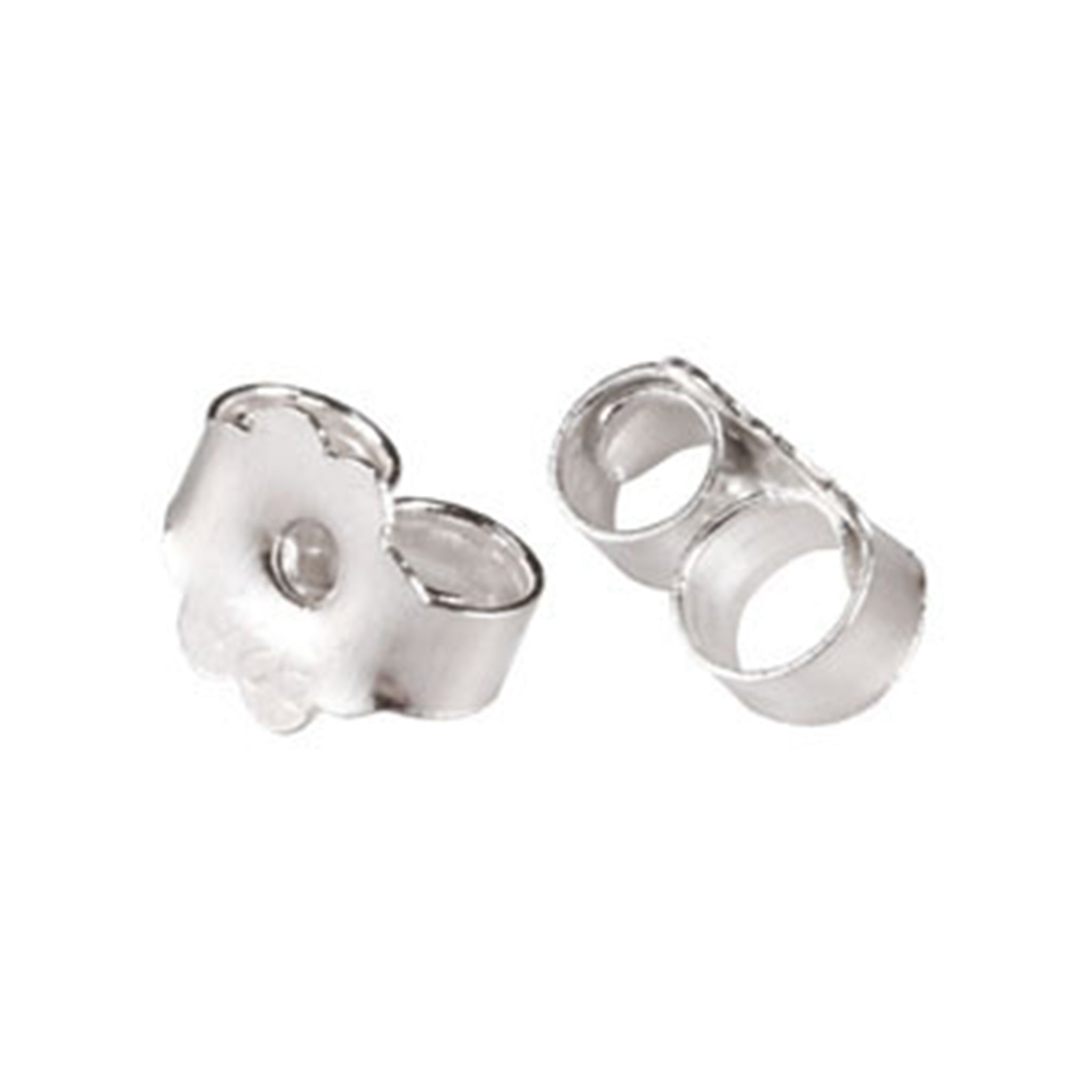 Ear Nuts/Ear Backs in Sterling Silver 4.5x0.25mm Thick
