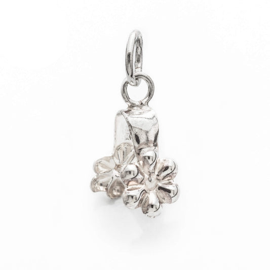 Curved Pinch Bail in Sterling Silver 5mm