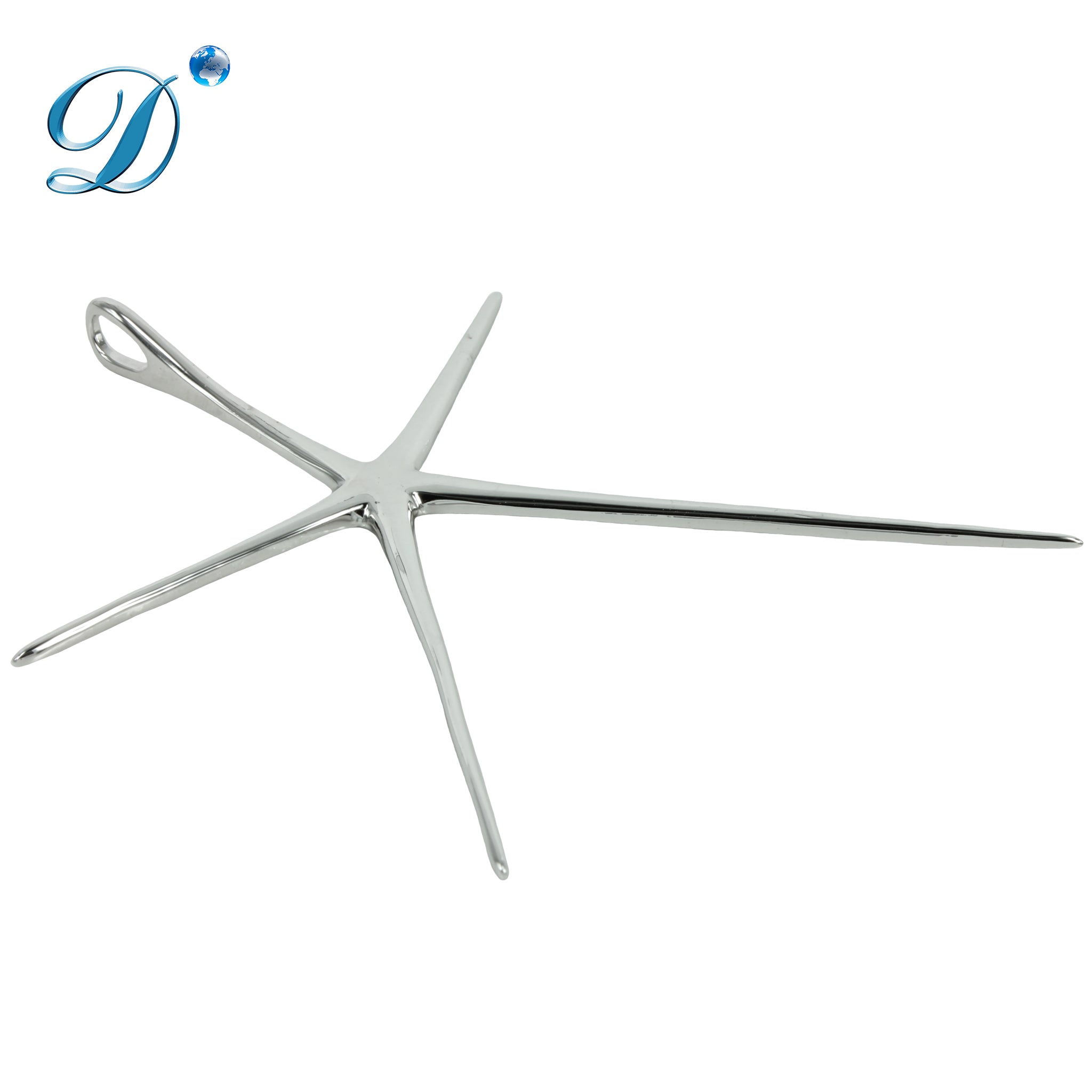 Freeform Starfish Pendant for Irregular Stones in Sterling Silver