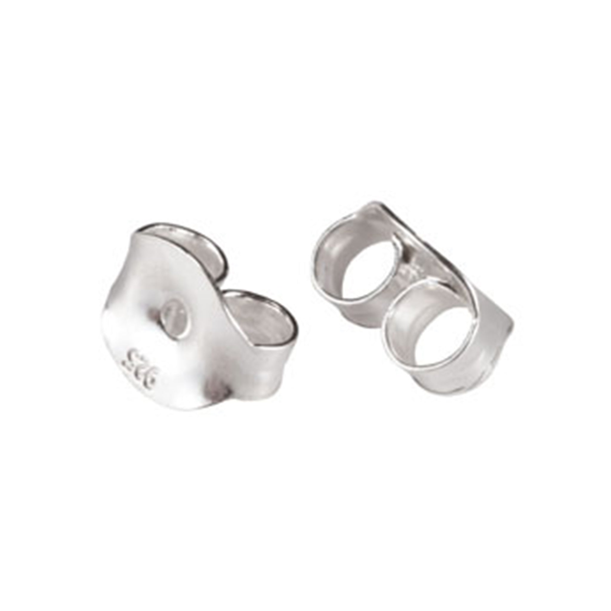Ear Nuts/Ear Backs in Sterling Silver 5x0.30mm Thick