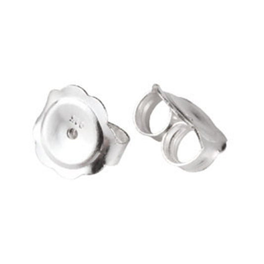 Ear Nuts/Ear Backs in Sterling Silver 9x0.35mm Thick