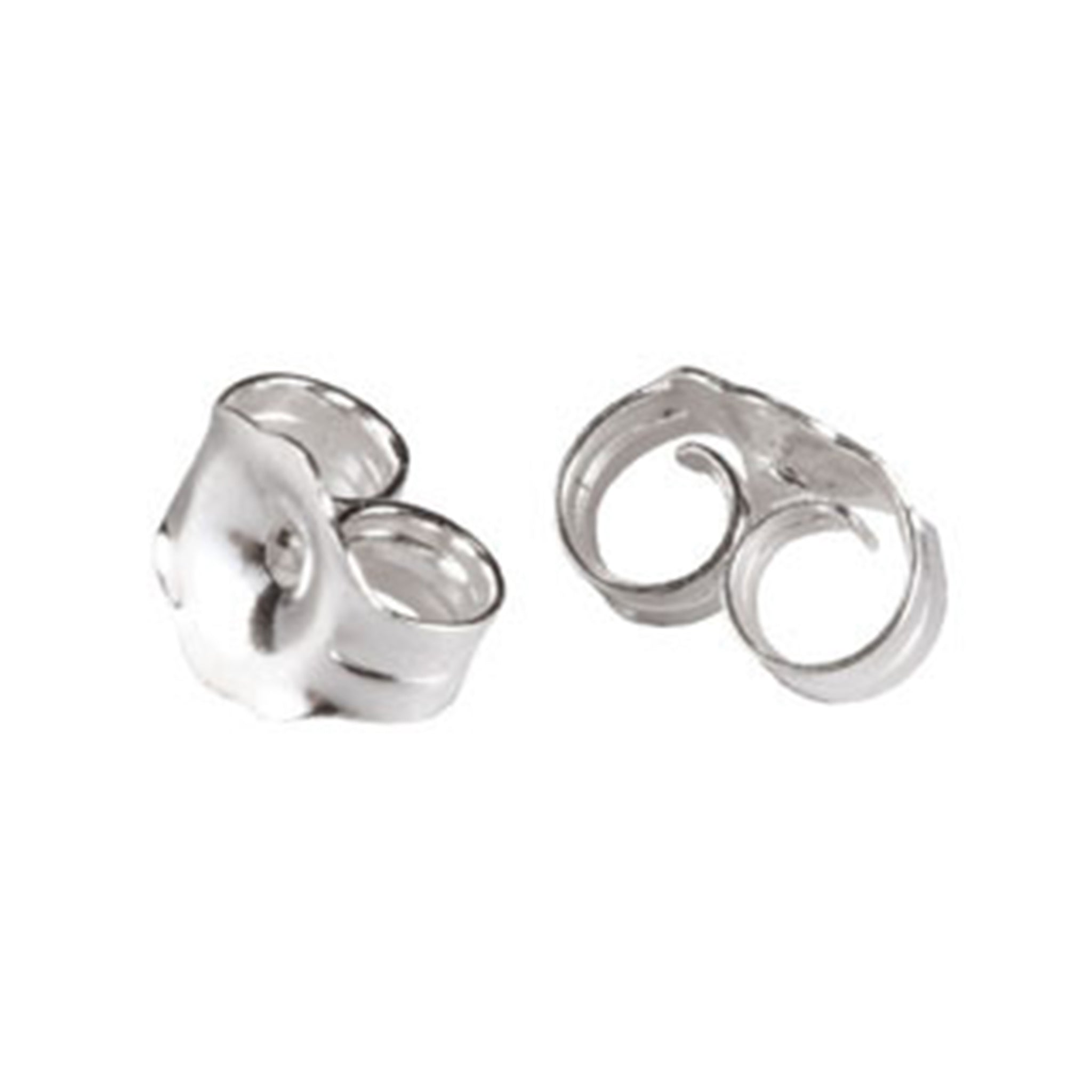 Ear Nuts/Ear Backs in Sterling Silver 4.5x0.25mm Thick