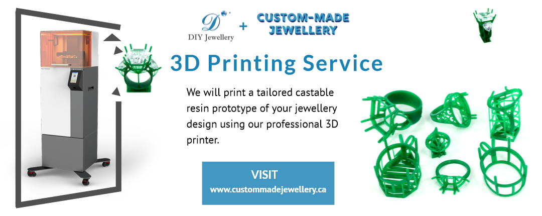 Custom-Made Jewelry 3D Printing