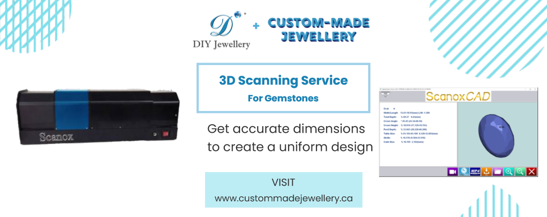 Custom-Made Jewelry 3D Scanning for Gemstones