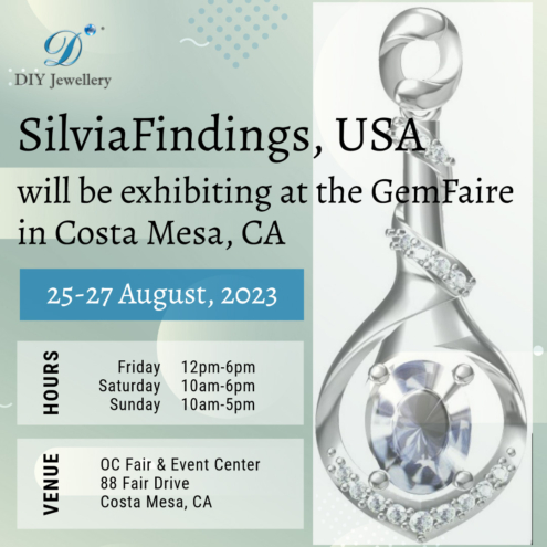 SilviaFindings, USA will be exhibiting at the GemFaire in Costa Mesa, CA, 25-27 August, 2023