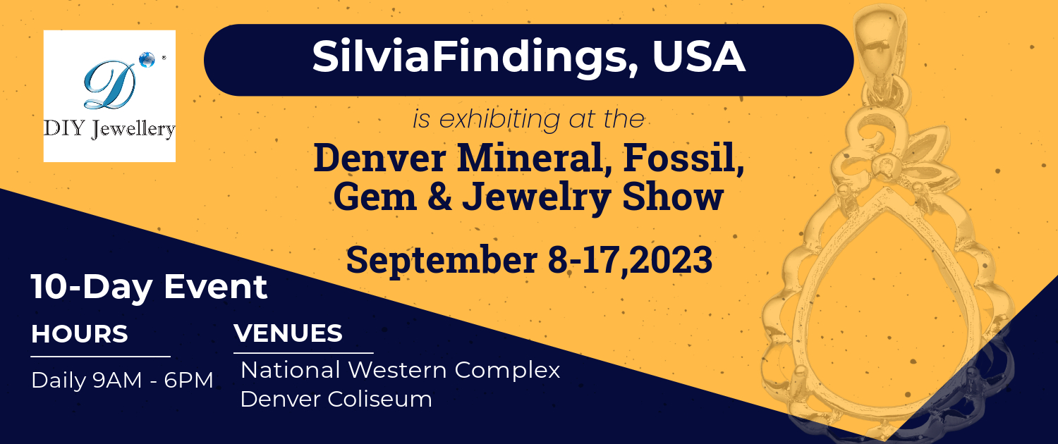 SilviaFindings, USA will be exhibiting at the Denver Mineral, Fossil, Gem & Jewelry Show, CO, 8-17 September, 2023
