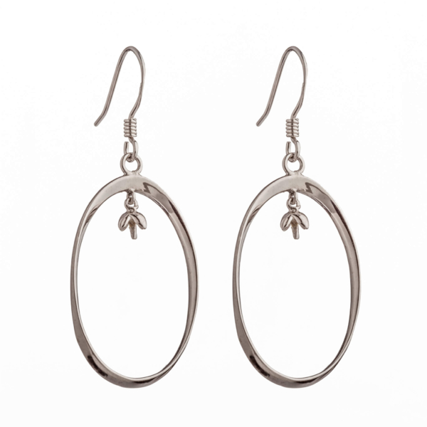 Ear Wires Earrings Pearl Settings with Earrings Components and Round Cup and Peg Mounting in Sterling Silver 4mm