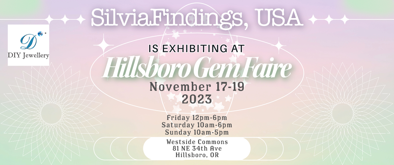 SilviaFindings, USA will be exhibiting at the GemFaire in Hillsboro, OR 17-19 September, 2023