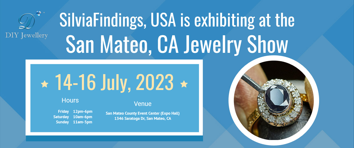 SilviaFindings, USA will be exhibiting at the InterGem Jewelry show in San Mateo, CA, 14-16 July, 2023
