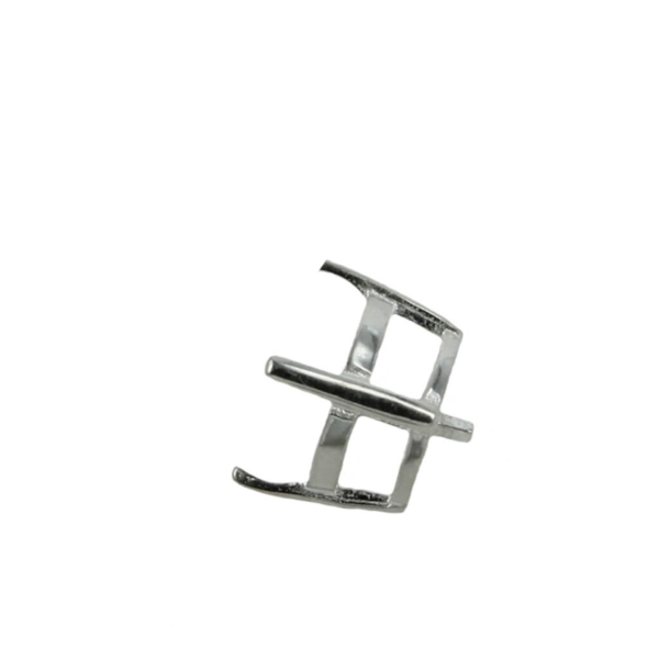 Jeweler Ring Peg Setting Basket Style Four-Prong Round - side view