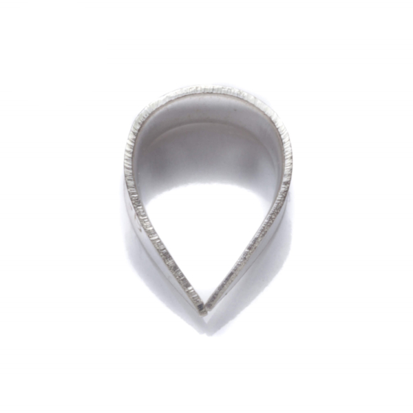 Plain Attached Bail in Sterling Silver 3.1mm