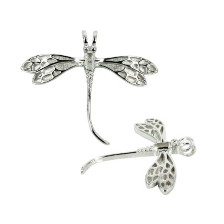 Dragonfly Pendant (small) in Sterling Silver