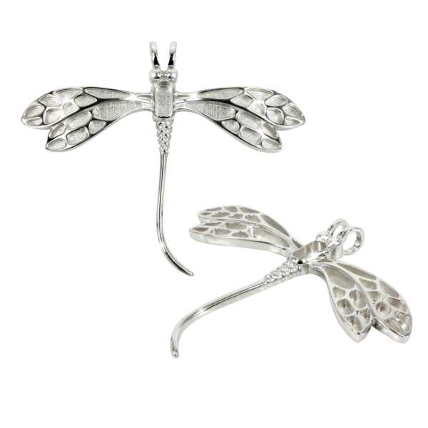 Dragonfly Pendant (large) in Sterling Silver