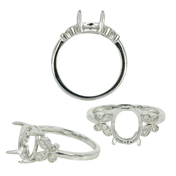 Oval Rings Settings - DIY Jewelry