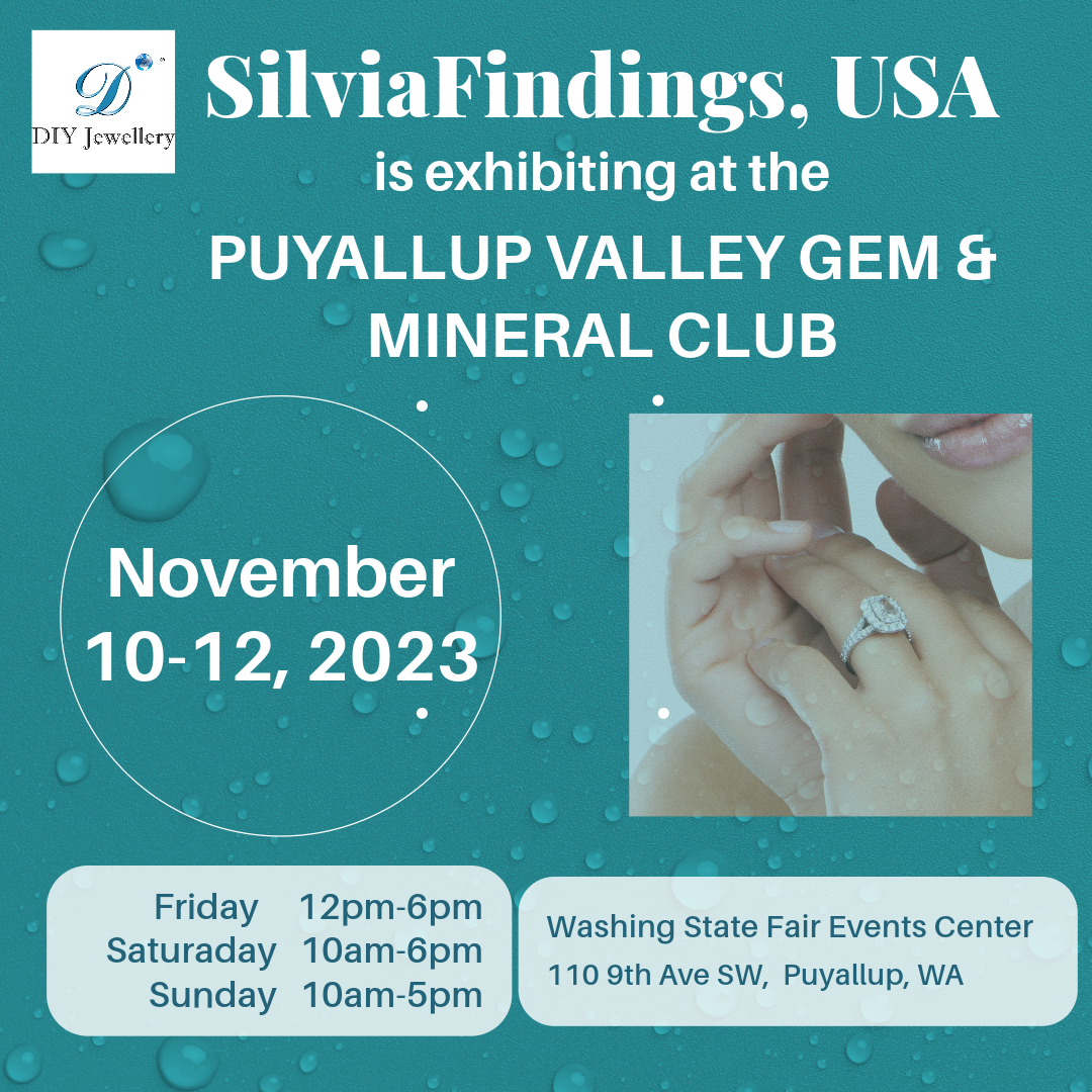 SilviaFindings, USA will be exhibiting at the GemFaire in Puyallup, WA 10-12 September, 2023