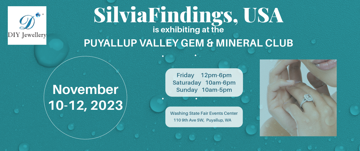 SilviaFindings, USA will be exhibiting at the GemFaire in Puyallup, WA 10-12 September, 2023