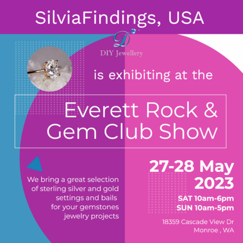 SilviaFindings, USA is exhibiting at the Everett Rock & Gem Show in Monroe 27-2 May 2023