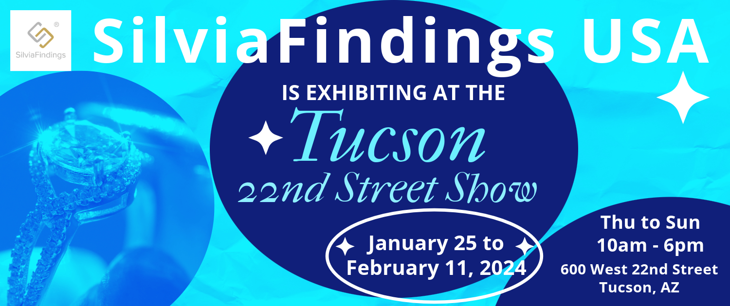 SilviaFindings, USA will be exhibiting at the 22nd Street Mineral, Fossil, Gem & Jewelry Show in Tucson